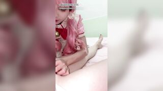 2 em ladyboy trung quốc xinh đẹp cu bự giúp nhau sục cặc rồi địt nhau p1
