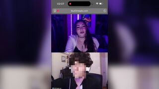 Teen show vú cho trai lạ trên omegle