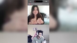 Chubby show cho trai lạ trên omegle