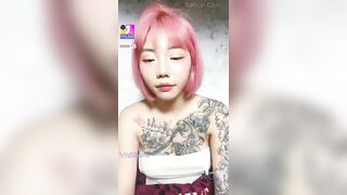 Tracy MMLive cho nàng dâm chơi xăm trổ livestream show lồn hồng cực chất P1