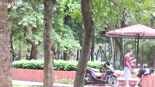 Public chịch nhau bị quay lén.