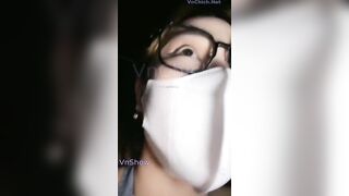 Em idol QQLive HL Yuna9x nứng lồn gạ chịch anh phục vụ quán caffe trên sân thượng