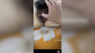 EM dâu mới đẻ, lồn to, lông rậm