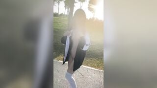 Em gái mình dây khoe hàng ngon trên công viên trường dâm đãng kích thích