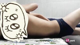 Em còn chưa kịp làm gì anh đã xuất