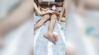 Thác loạn Xuyên Màn Đêm cùng mấy em gái Loli lồn không lông siêu ngon
