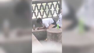 Quay lén, Anh Họ Địt E Họ Học Sinh lớp 10 ở Công Viên some xuất Tinh cực nứng