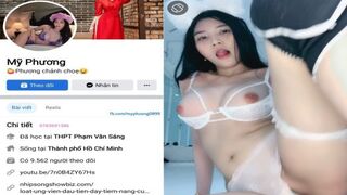 Clip Hot Mỹ Phương háng rộng dạng ra mời cu vào