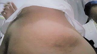 Bé học sinh tập cưỡi ngựa bị xuất trong