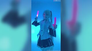 Gái dâm mình dây cosplay cưỡi cặc giả thủ dâm kích thích siêu dâm