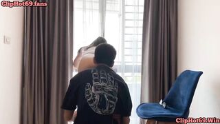 Quay lén, Dì trẻ bú cặc Thg cháu Còn đổ Mật Ong vào Chim Bú Nuốt Tinh Trùng
