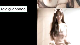Nhật trend Tiktok Gái Xinh nhảy khiêu dâm còn đái ra sàn khoe vú
