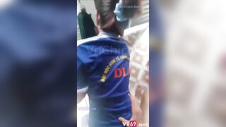 Public Chịch trong cà phê võng em sugar baby sinh viên Đại học Kinh tế Công nghiệp Lo