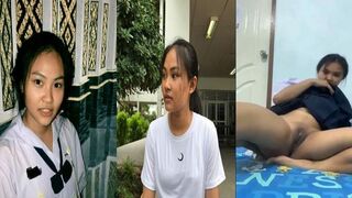 Em gái vừa coi sex vừa thủ dâm ra nước trắng bím