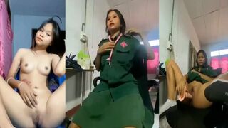 Sưu tầm được em gái Thái 2k5 bím múp hồng hào