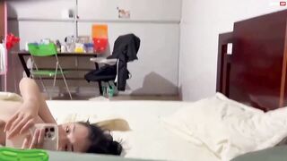 Nằm nghỉ nt với any mà thằng bồ lại lôi bắt đè ra địt tiếp
