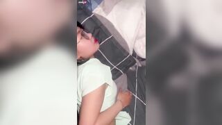 Xé áo dài, Địt e Teen Mình Dây Kính Cận Vú To Lồn Múp Dâm Loạn Nuốt Tinh