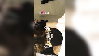 Clip Sex Cô bạn da trắng vú to hồng hào làm tình trong phòng tắm