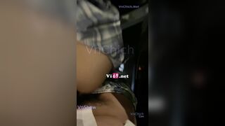 Anh chơi lớn dừng xe ở làn khẩn cấp kéo váy chịch em mặc kệ các xe khác