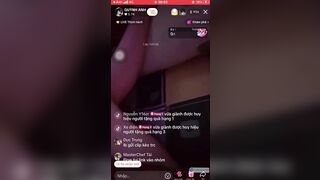 Trả kèo PK tóp tóp thanh niên bạo gan móc lồn vợ đg nằm ngay trên sóng livetream