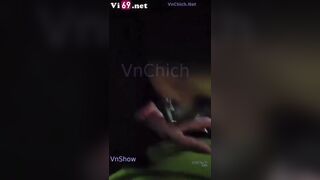 Nằm võng, Cứ bóp vú móc lồn con bạn, Được nó sục bú cu nuốt tinh mà ko cho djt