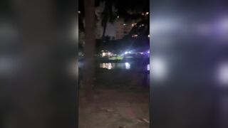 Gái xinh Nửa đêm đi Tập Thể dục, Gạ Trai lạ Bú Cu nuốt Tinh some djt nhau sướng tê L