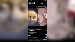 E gái xinh thua kèo PK tóp tóp nên show hàng cpublic trên live cho mn xem p2