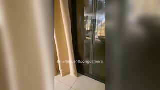 quay lén thằng bạn chịch ngoài ban công
