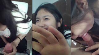 Gạ con bạn thân 2k9 xinh đẹp cùng bàn ra WC trường học bú cu giúp cơn nứng