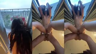 Người yêu cũ của bạn thân anh cũng húp góc quay cực nứng bên ban công chung cư