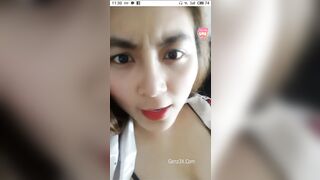 Sex Trân Trần Live Khoe Ngực Lộ Khe Bướm
