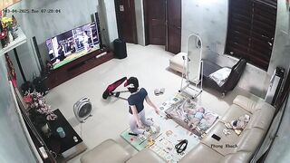 Hack cam vợ xinh dáng ngon tập yoga chiều chồng cho chồng chịch thật hấp dẫn