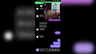 Em gái call thủ dâm với người lại