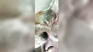 Cho nứng rồi dụ vô toilet