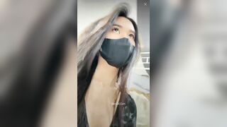 Em nacy live public thủ dâm trong siêu thị