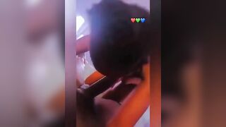 Nữ sinh da màu lộ clip bú cặc địt nhau