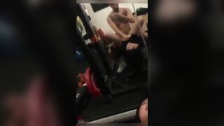 ĐỊT NHAU TRỰC TIẾP TẠI PHÒNG GYM