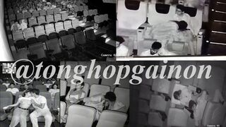 Tổng hợp camera quay lén những cặp đôi làm tình lén lúc trong rạp phim