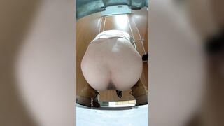 Spying asian teen pissing in bar 6