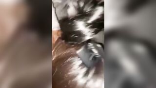 EM VỢ TRONG TÀ ÁO DÀI CHĂM CHỈ BÚ BUỒI TÔI