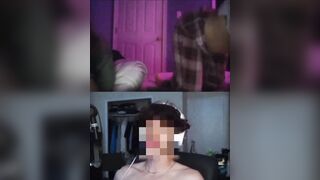 Dại trai show vú cho trai lạ trên omegle