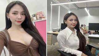 Clip Sex Thư ký xinh anh nào cũng muốn đụ