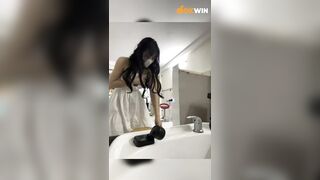 E teen vú bự chủ tiệm spa ế quá nên lên Stripchat live show hàng kiếm thêm p3