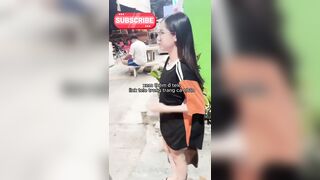 gái xinh khoe lồn ngoài đường
