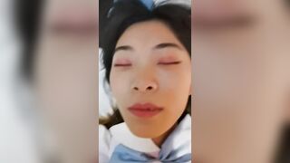 Em Đặng Tịnh k3 mặc cosplay nứng lồn quá nên lẻn vào phòng quay clip tặng anh