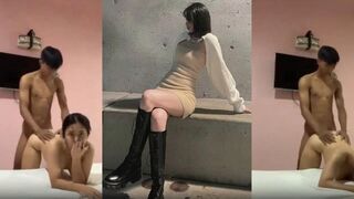 Dập em học sinh mình dây vú bự trong khách sạn