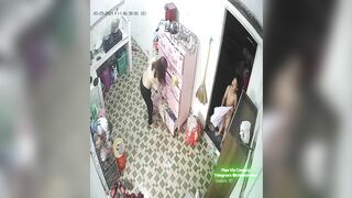 Hack Camera Chỗ Thay Đồ Của Chị Gái Vú To