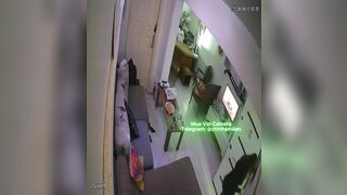Hack Camera Ngoại Tình Với Cô Hàng Xóm Ở Phòng Khách