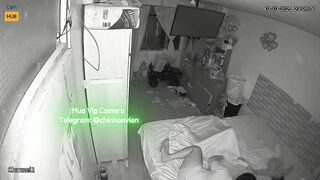 Hack Camera 2 Vợ Chồng Đợi Còn Ngủ Mới Dám Địt