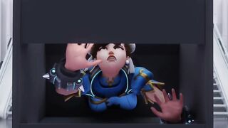 Xuất lên đít Chun-li